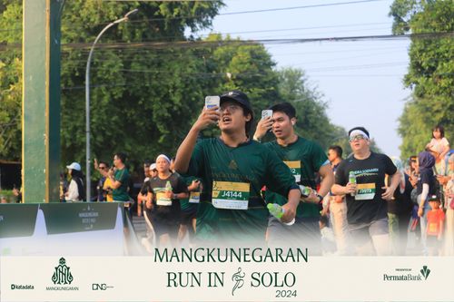 Race photo from Mangkunegaran Run 2024