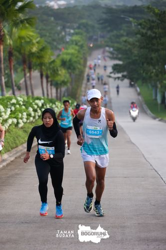 Race photo from Taman Budaya x BOGORUN 2025