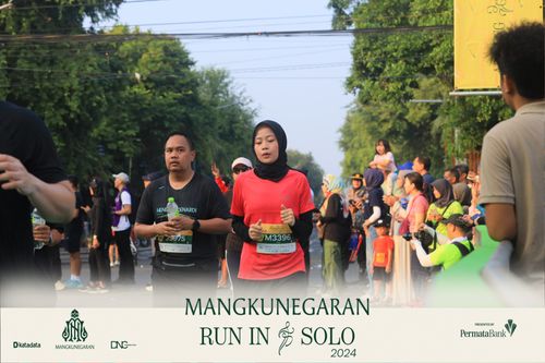 Race photo from Mangkunegaran Run 2024