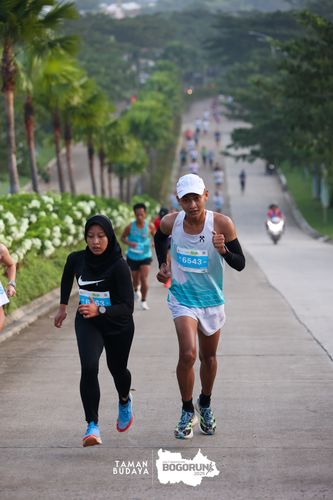 Race photo from Taman Budaya x BOGORUN 2025