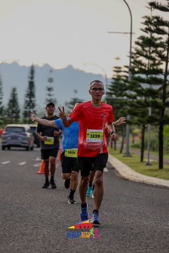 Race photo from CISANGKAN KBP CITY RUN 2025