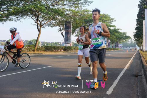 Race photo from BAF LIONS RUN 2024