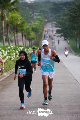 Race photo from Taman Budaya x BOGORUN 2025