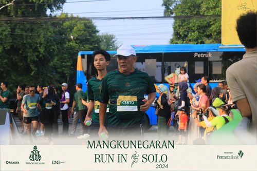 Race photo from Mangkunegaran Run 2024