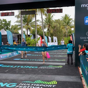 Race photo from Belitung Multisport Festival