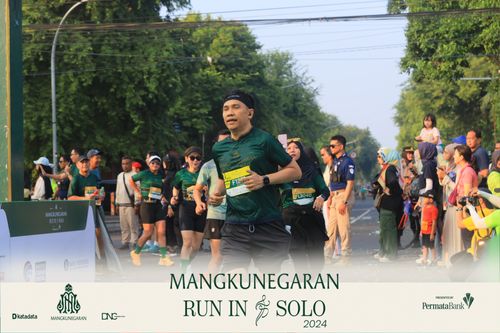 Race photo from Mangkunegaran Run 2024