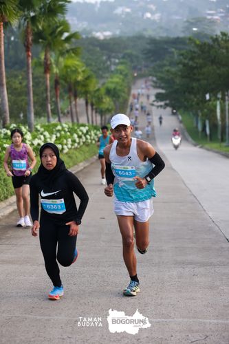 Race photo from Taman Budaya x BOGORUN 2025