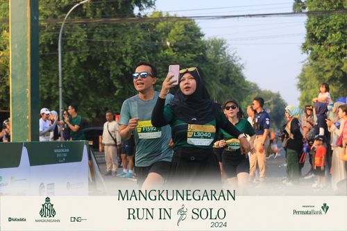 Race photo from Mangkunegaran Run 2024