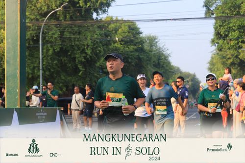 Race photo from Mangkunegaran Run 2024