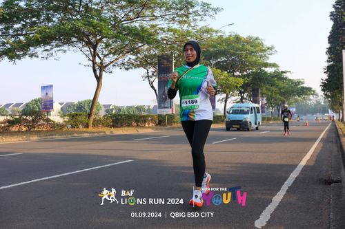 Race photo from BAF LIONS RUN 2024
