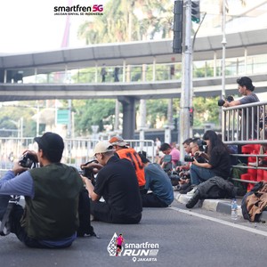 Race photo from SMARTFREN RUN 2026