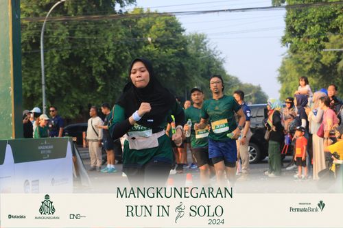 Race photo from Mangkunegaran Run 2024