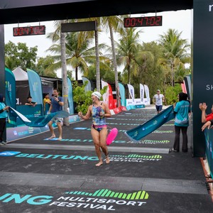 Race photo from Belitung Multisport Festival