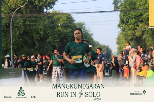 Race photo from Mangkunegaran Run 2024
