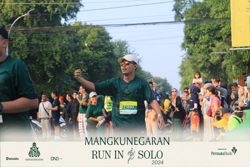 Race photo from Mangkunegaran Run 2024