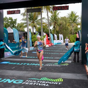 Race photo from Belitung Multisport Festival