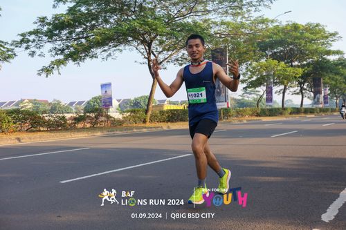 Race photo from BAF LIONS RUN 2024