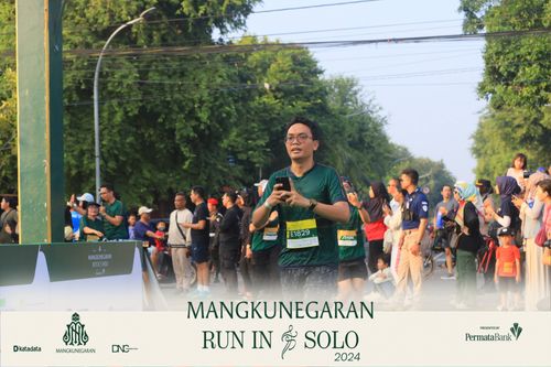 Race photo from Mangkunegaran Run 2024