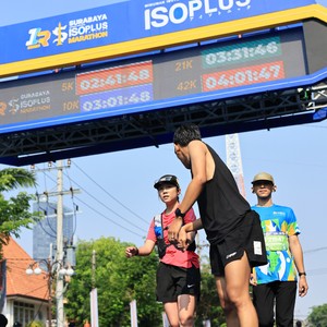 Race photo from SURABAYA ISOPLUS MARATHON 2026