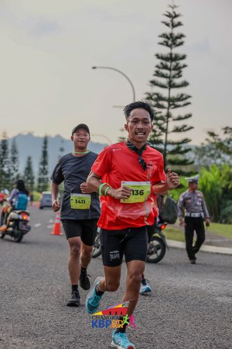 Race photo from CISANGKAN KBP CITY RUN 2025