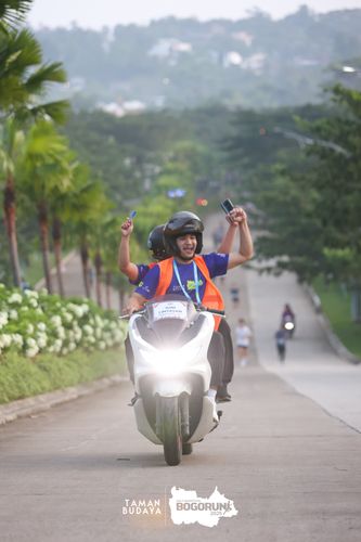 Race photo from Taman Budaya x BOGORUN 2025