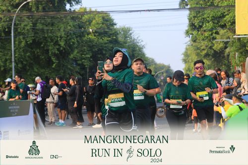 Race photo from Mangkunegaran Run 2024