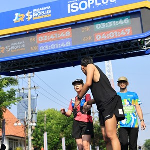Race photo from SURABAYA ISOPLUS MARATHON 2026