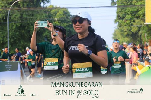Race photo from Mangkunegaran Run 2024