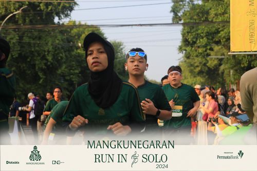Race photo from Mangkunegaran Run 2024