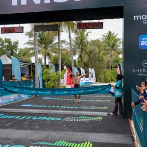 Race photo from Belitung Multisport Festival