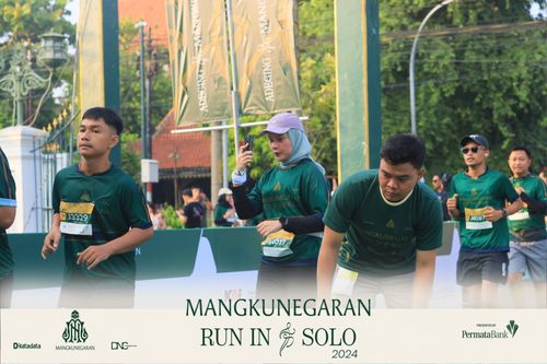 Race photo from Mangkunegaran Run 2024