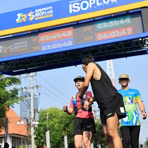 Race photo from SURABAYA ISOPLUS MARATHON 2026