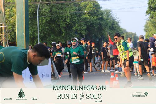Race photo from Mangkunegaran Run 2024