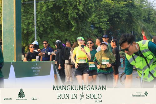 Race photo from Mangkunegaran Run 2024