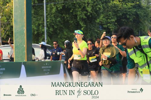 Race photo from Mangkunegaran Run 2024