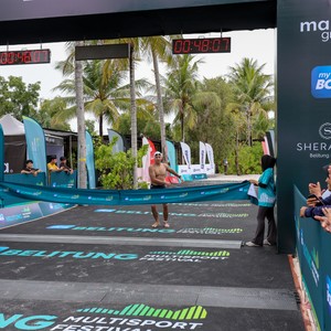 Race photo from Belitung Multisport Festival