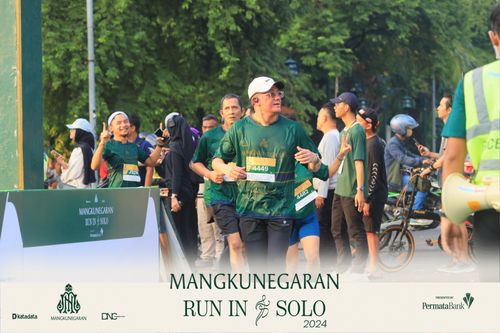 Race photo from Mangkunegaran Run 2024
