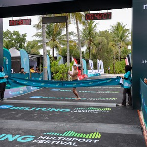Race photo from Belitung Multisport Festival