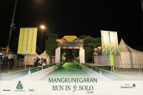 Race photo from Mangkunegaran Run 2024
