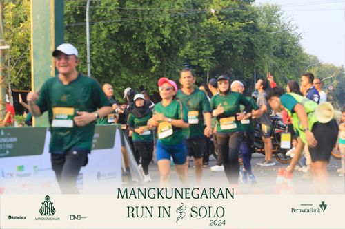 Race photo from Mangkunegaran Run 2024