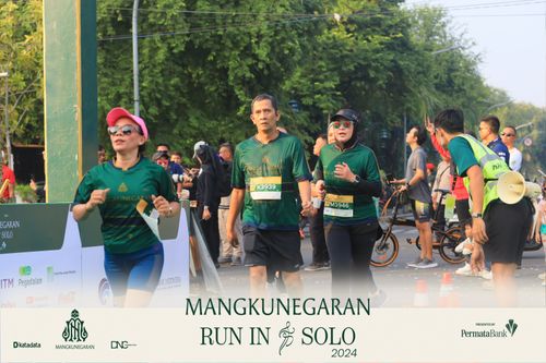 Race photo from Mangkunegaran Run 2024