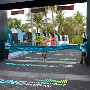 Race photo from Belitung Multisport Festival