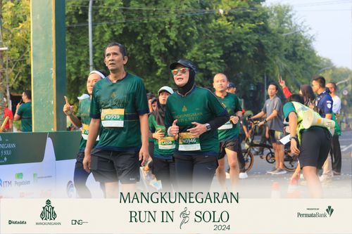 Race photo from Mangkunegaran Run 2024