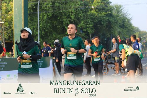 Race photo from Mangkunegaran Run 2024