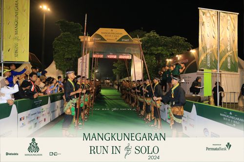 Race photo from Mangkunegaran Run 2024