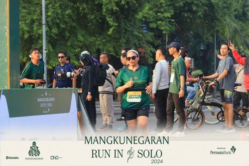 Race photo from Mangkunegaran Run 2024
