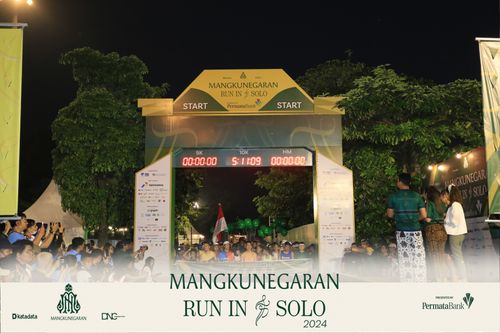 Race photo from Mangkunegaran Run 2024