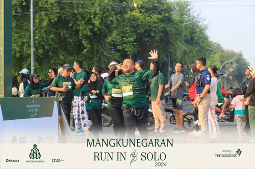Race photo from Mangkunegaran Run 2024