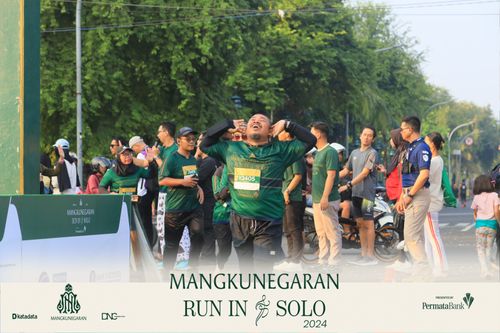 Race photo from Mangkunegaran Run 2024