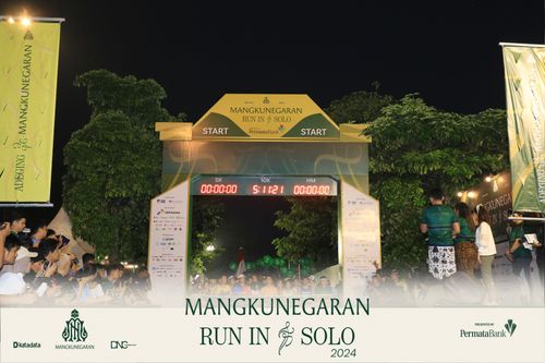 Race photo from Mangkunegaran Run 2024